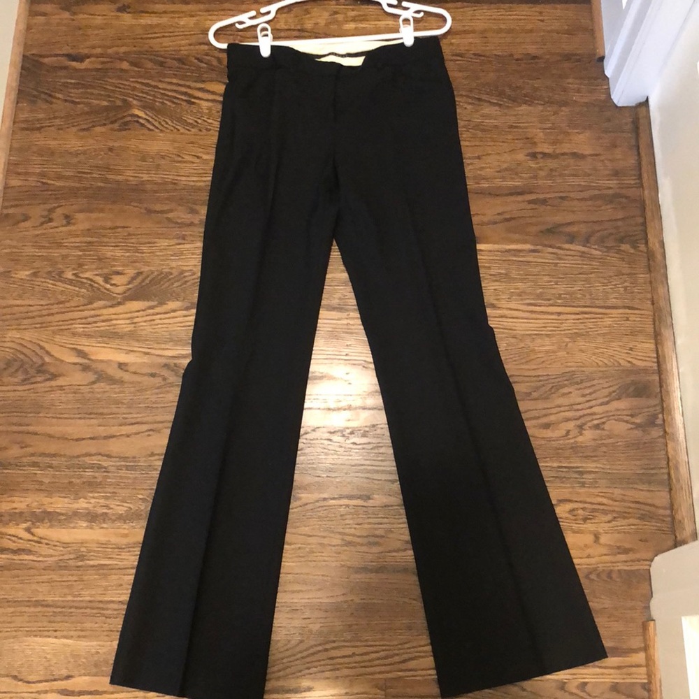 Theory black suit pants